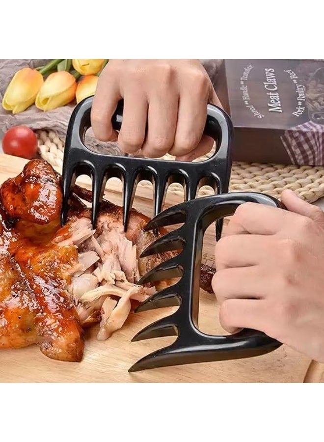 Meat Shredder Claws, Pulled Pork Meat Shredder Shredding Forks BBQ Claws,Not Easy to Corrode,High Temperature Resistance - Image 2